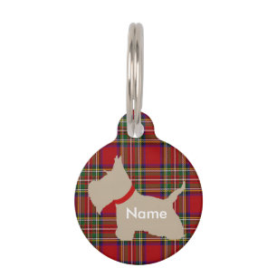 Scottie No 8 Wheaten Pet Tag