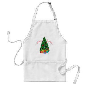 Scottie Ornaments Christmas Tree Standard Apron