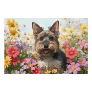Scottie Power with May Flowers Poster