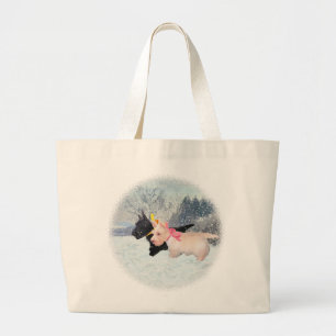 Scottie Pups Large Tote Bag