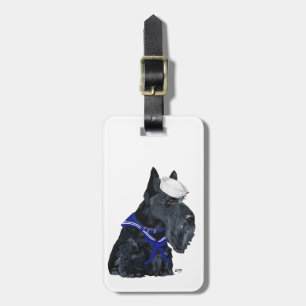 Scottie Sailor Luggage Tag