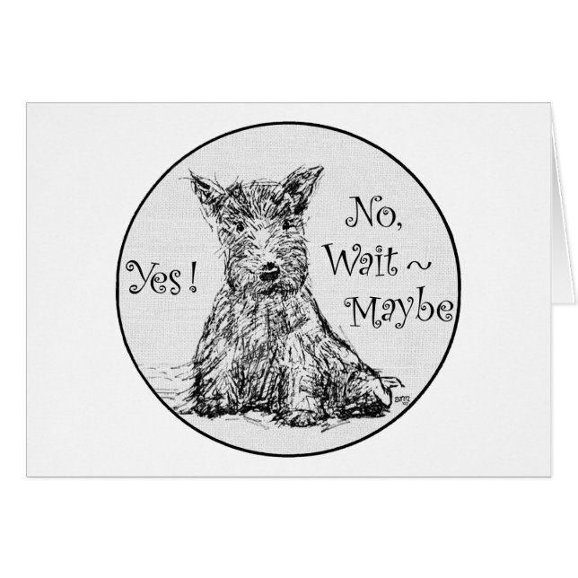 Scottie Sketch - Indecision (Front Horizontal)