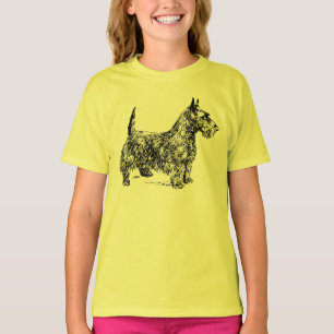 SCOTTIE TERRIER DOG Cap Sleeve T-Shirt