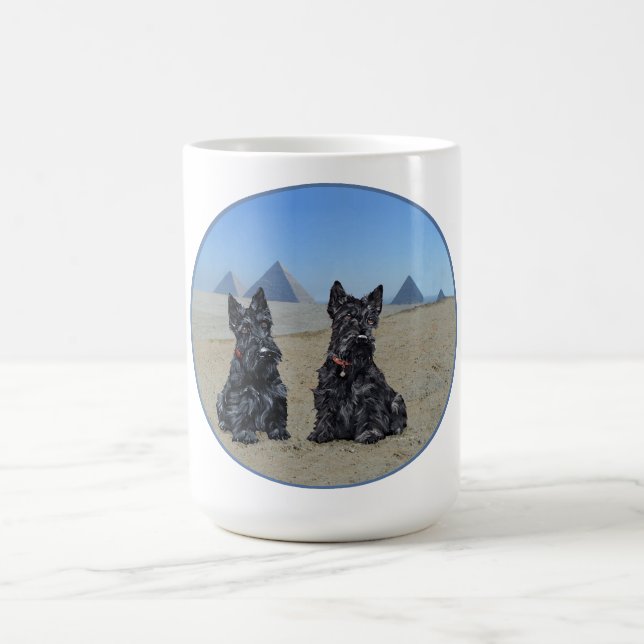 Scotties Sightseeing in Egypt Coffee Mug (Center)