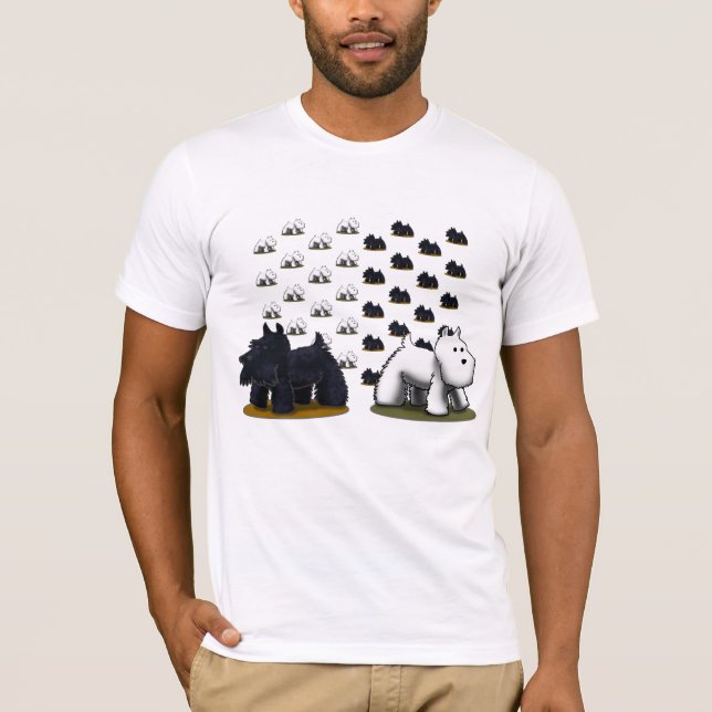 ScottieWestiePattern T-shirt (Front)