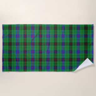 Scottish Accents Clan Davidson Tartan Beach Towel