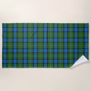Scottish Accents Clan Fergusson Tartan Beach Towel