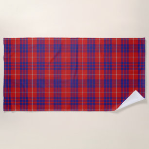 Scottish Accents Clan Hamilton Tartan Beach Towel