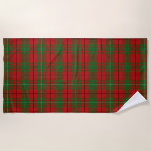 Scottish Accents Clan MacAulay Tartan Beach Towel