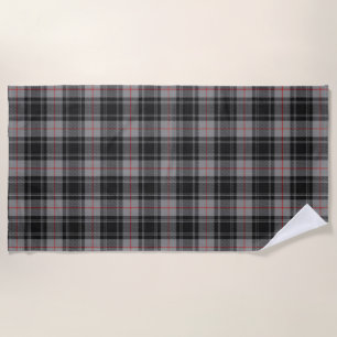 Scottish Accents Clan Moffat Tartan Beach Towel