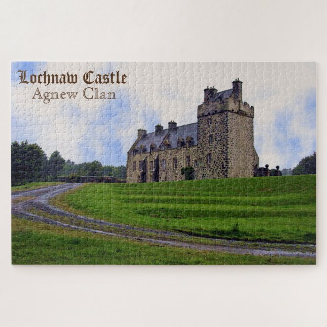 Scottish Agnew Clan's Lochnaw Castle Puzzle (Horizontal)