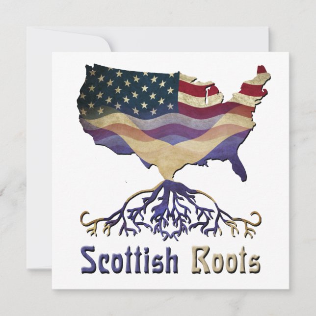 Scottish American Ancestry Invitations (Front)