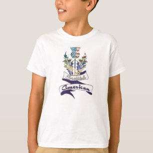 Scottish American Flags Children's T-Shirts