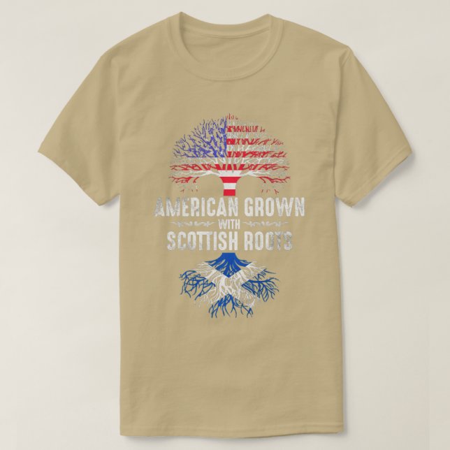 Scottish American T-Shirt (Design Front)