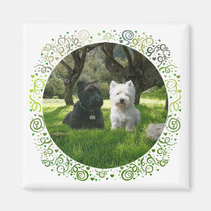 Scottish and West Highland Terriers Greenwood Magnet