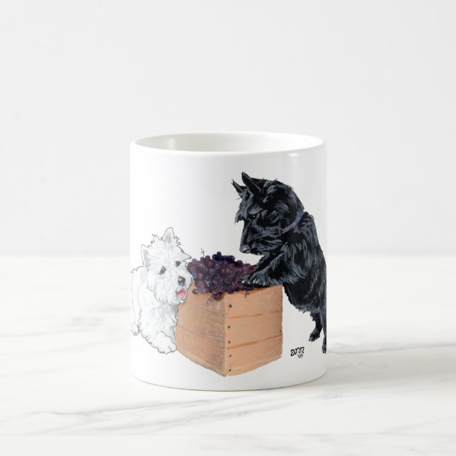 Scottish and West Highland White Terrier Mug (Center)
