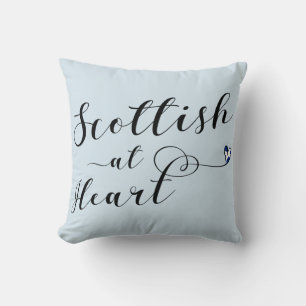 Scottish At Heart Throw Cushion