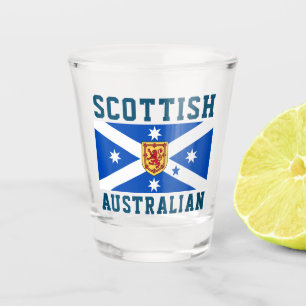 Scottish Australian (Heritage flag) Shot Glass