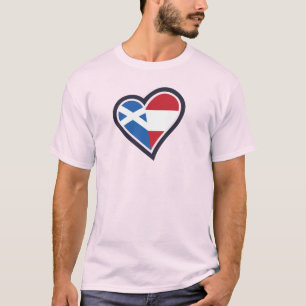 Scottish Austrian Heart – Love Scotland & Austria T-Shirt