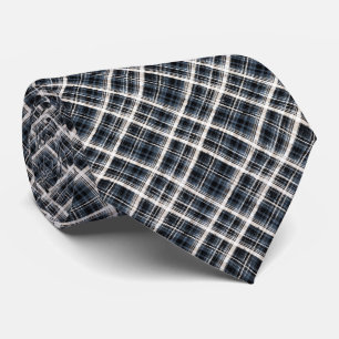 Scottish ,black and white ,tartan,stylish, classic tie