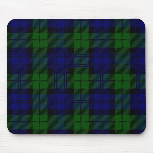 Scottish Black Watch Tartan Mousepad (Front)