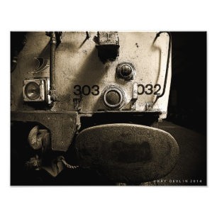 Scottish Blue Train Photo Print