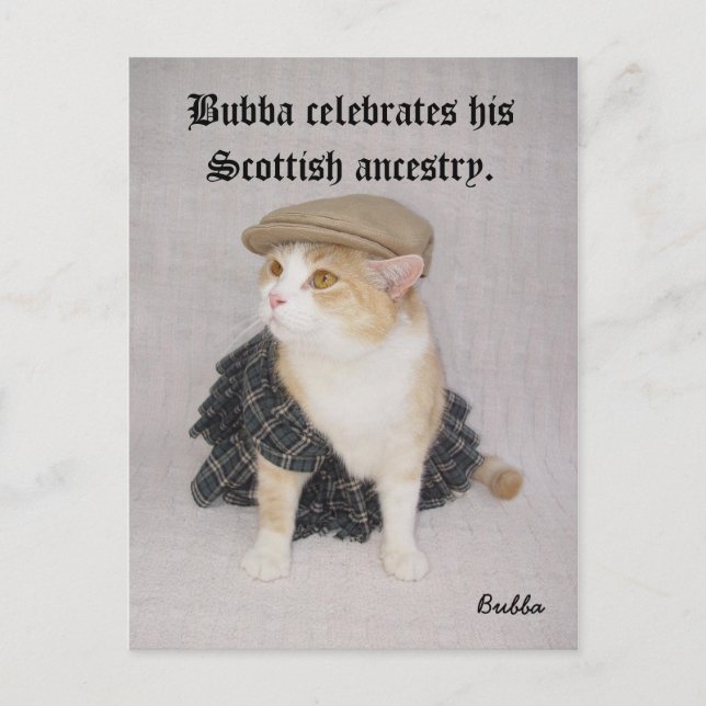 Scottish Bubba Postcard (Front)