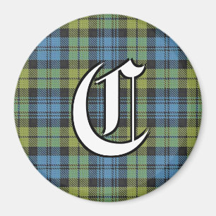 Scottish Campbell Family Tartan Plaid Accents Magnet
