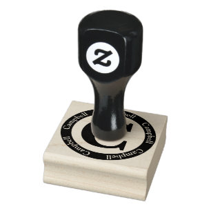 Scottish Campbell Letter C Monogram Rubber Stamp