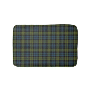 Scottish Campbell Tartan Plaid Bath Mat