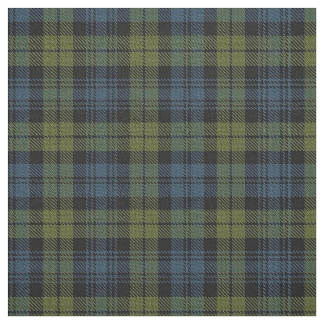 Scottish Campbell Tartan Plaid Fabric (Swatch)