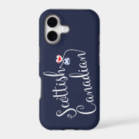 Scottish Canadian Entwined Hearts Cell Phone Case