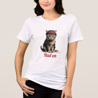 scottish cat in disguise - had on Tri-Blend shirt