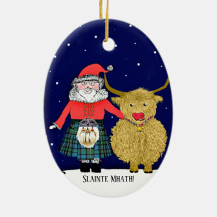 scottish christmas ornament