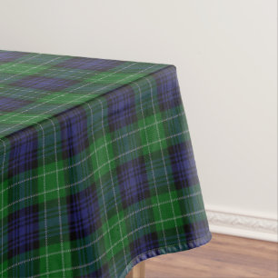 Scottish Clan Abercrombie Tartan Tablecloth