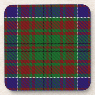 Scottish Clan Adams Tartan Plaid Coaster
