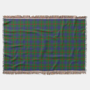 Scottish Clan Agnew Tartan Throw Blanket