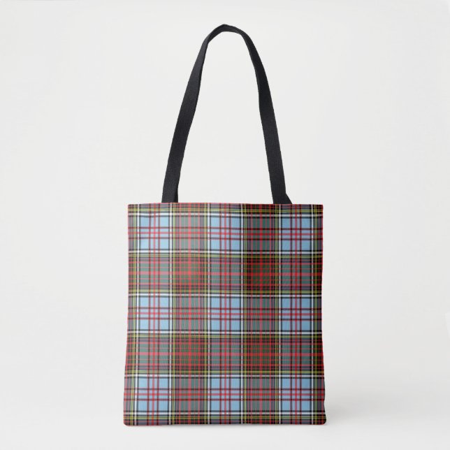 Scottish Clan Anderson Ancient Tartan Plaid Tote Bag (Front)