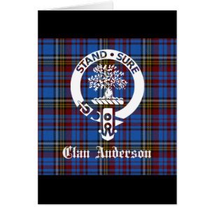 Scottish Clan Anderson Crest & Tartan