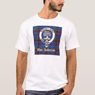 Scottish Clan Anderson Crest & Tartan T-Shirt
