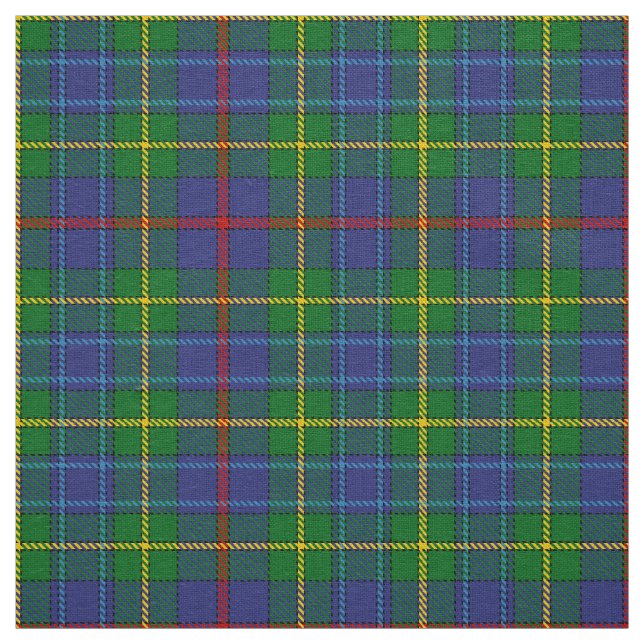 Scottish Clan Bailey Tartan Plaid Fabric (Swatch)