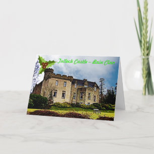 Scottish Clan Bain's Tulloch Castle Christmas Holiday Card