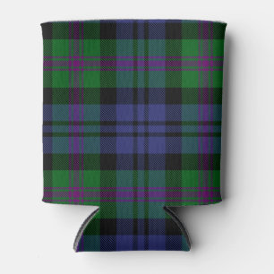 Scottish Clan Baird Tartan Plaid Can Cooler