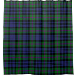 Scottish Clan Baird Tartan Plaid Shower Curtain