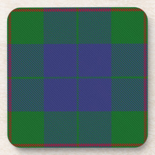 Scottish Clan Barclay Tartan Plaid Coaster