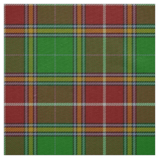 Scottish Clan Baxter Tartan Plaid Fabric (Swatch)
