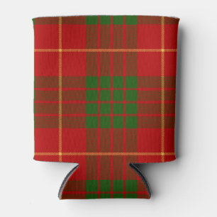 Scottish Clan Cameron Tartan Plaid Can Cooler
