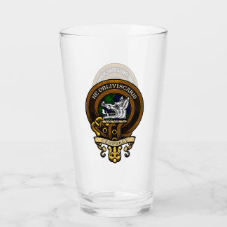 Scottish Clan Campbell Badge and Crest Glass