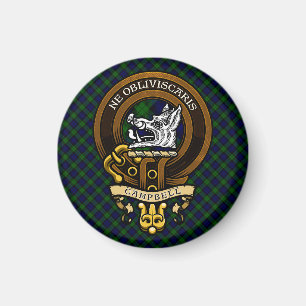 Scottish Clan Campbell Badge and Crest  Magnet