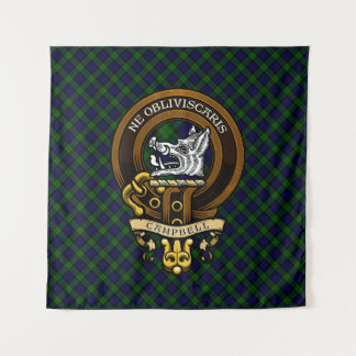 Scottish Clan Campbell Badge and Crest Tapestry